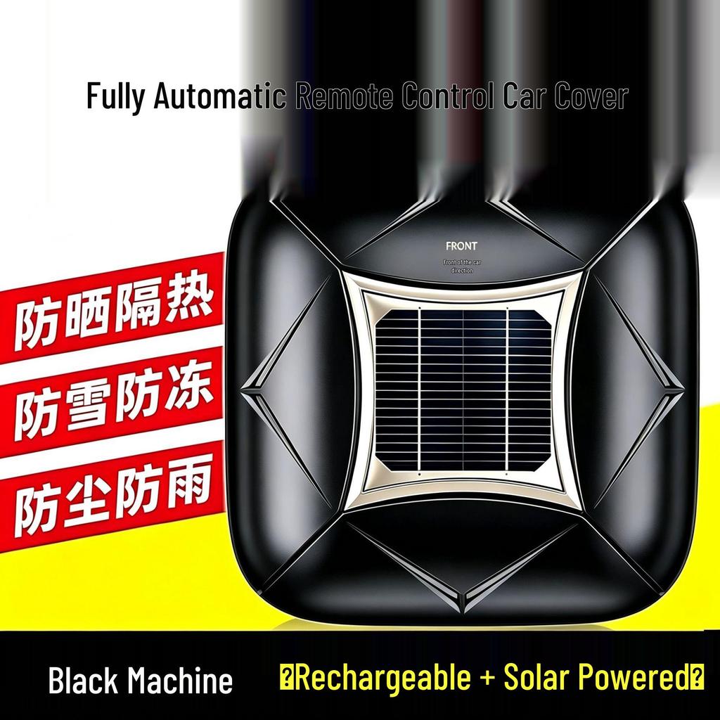 Automatic Solar Car Cover with Remote for Sun, Heat, Rain, Snow & Frost Protection