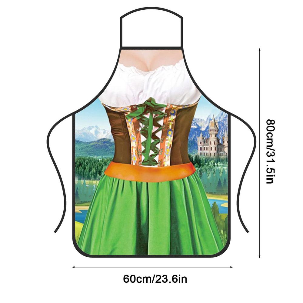 German Oktoberfest Kitchen Apron Beer Festival Apron For Oktoberfest Party Soft Oktoberfest Party Decorations For Grilling