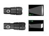 P50 Waterproof Zoomable Flashlight with Power Display and Multi-Function Lighting