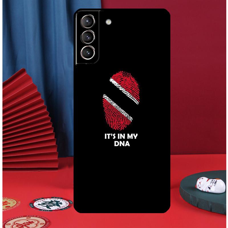 Trinidad und Tobago Flagge Handyhülle Für Samsung Galaxy S24 Ultra S9 S10 S20 S21 S22 Plus S23 FE S25 Ultra Rückseite