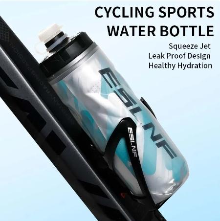 610ML Radfahren Kalt halten Wasserflasche MTB Rennrad Tragbecher Leichtgewicht Outdoor Radfahren Wasserflasche Fahrradzubehör