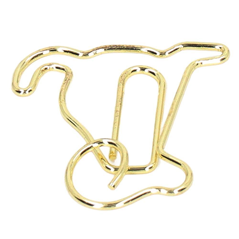 100Pcs Dog Shape Gold Paper Clips Gold Small Paper Clips Cute Paperclips  Note Taking