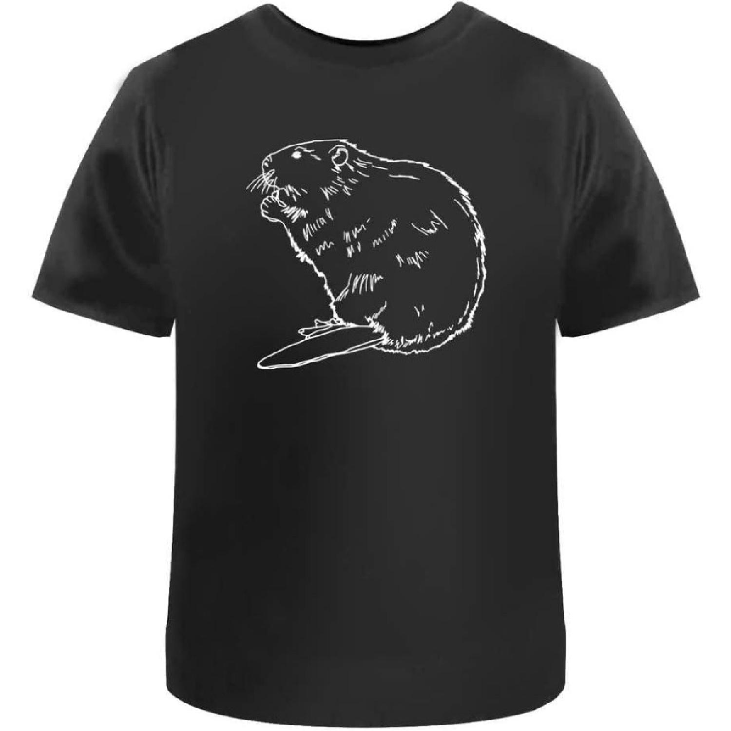 Azeeda  Beaver  Unisex T-Shirt - 100% Cotton (S-XXL) (TA027713) S