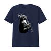 Cat Playing ClarineT T Shirt and Music Lover Clarinettist Birthday Musician Woodwind Instrument Idea vintage Washed homme