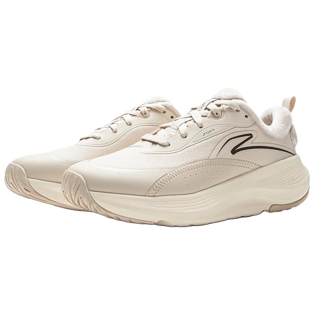 Li-Ning Sports Lifestyle Series Trendy Low-Top Casual Shoes Women sneakers Oatmeal-Gray AGLV180-2