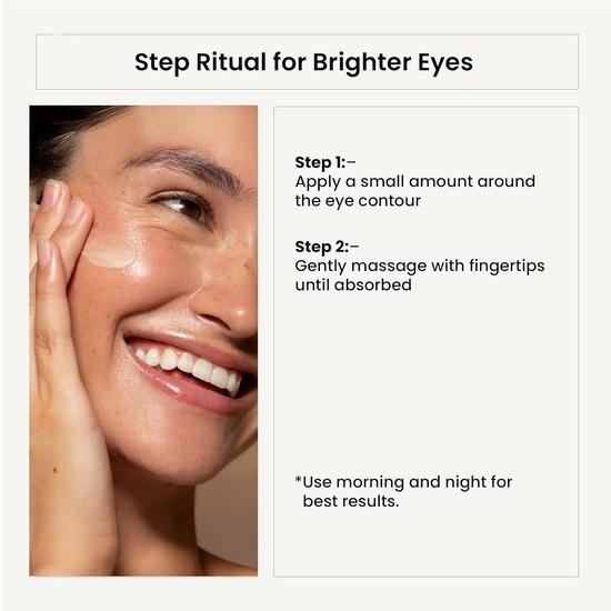 WildOak Under Eye Power Gel | Fades Dark Circles, Wrinkles & Puffiness | Anti-Aging, Hydrating & Firming Formula | Sepilift DPHP Collagen, | 50g