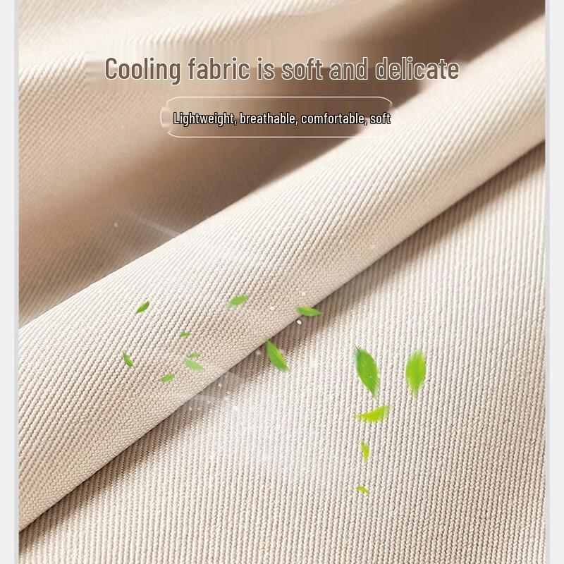Men's Casual Straight-Leg Elastic Summer Trousers