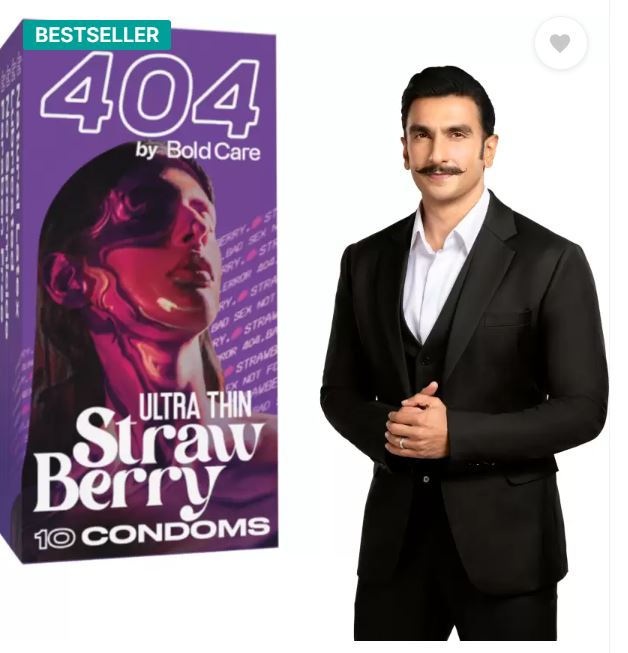 Bold Care 404 Ultra Thin Strawberry Flavored Condoms Condom  (10 condoms