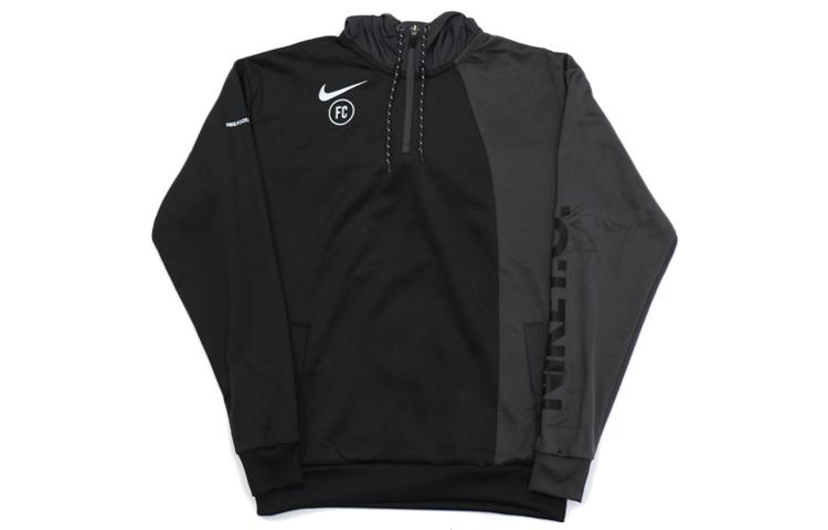 

Nike Sweatshirts Men s Black Gray Color Hooded Moderate Regular AT6098-060 M