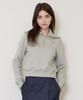 Jun By Jun K Half Zip Sweatshirt_Pale Khaki