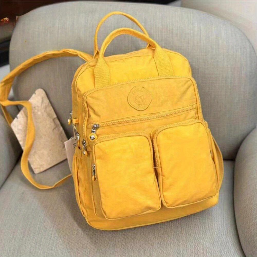 Women's Double Backpack - Lightweight, Large Capacity, Durable & Stylish Colors for College & Travel.