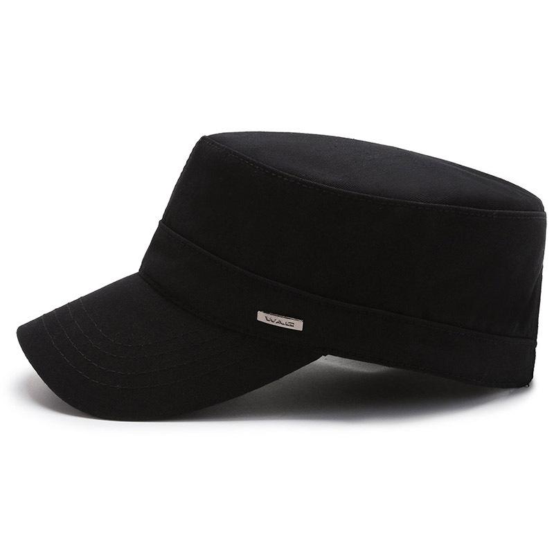 Hat Solid color Flat top hat Spring and autumn fashion Short brim sun hat Peaked hat Casual hat Trendy versatile