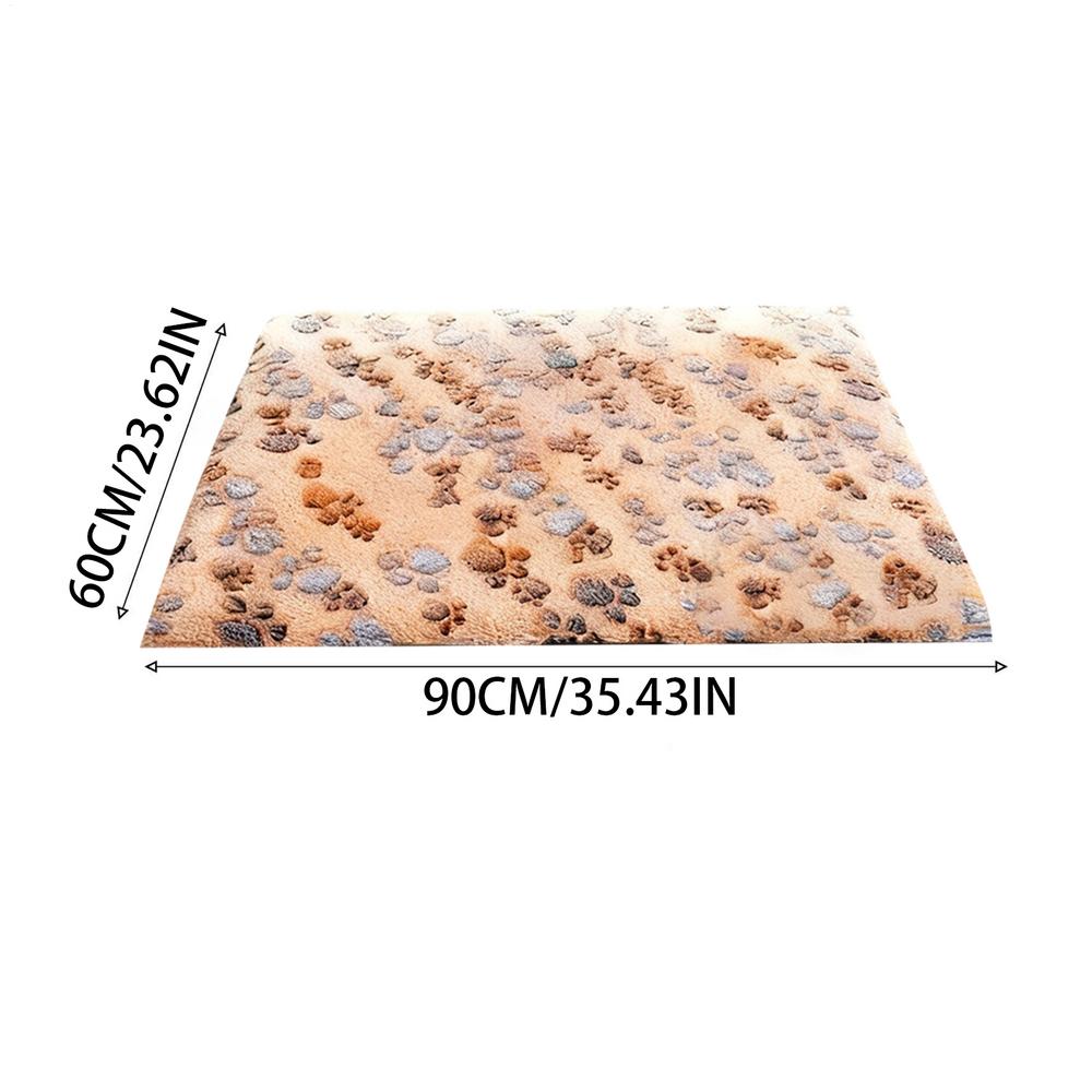 Self Warming Cat Mat Thermal Pet Blanket With Claw Print Pattern Pet Warm Mat For Cats Dogs Kitten Puppy Indoor Home Bedroom