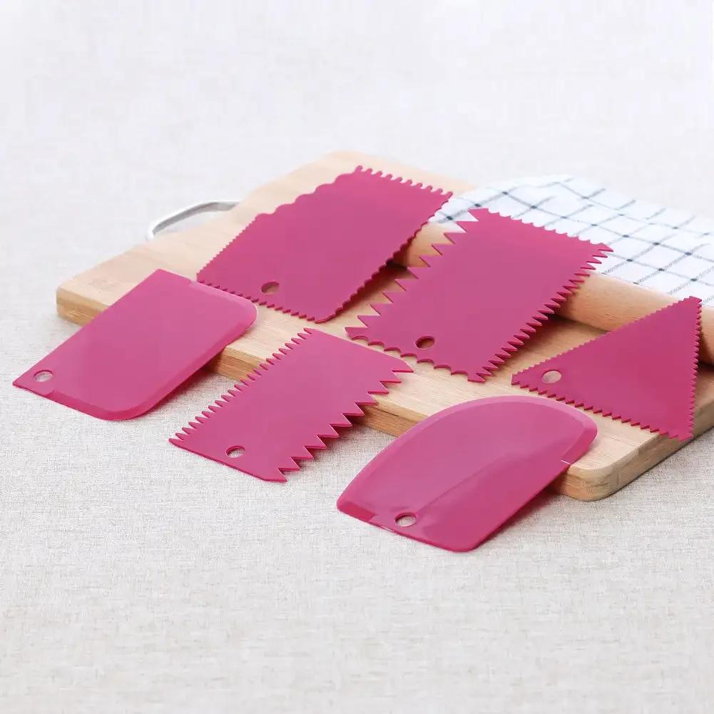 Pottery Plastic Scraper Tools Cake Pastry Clay Sculpture Tooth Shape Pottery Clay Sculpture Carving Tool DIY Clay Texture Scrape