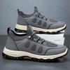 Men Hiking Shoes 2026 Spring Summer Breathable Mesh Sneakers Outdoor Footwear Walking Shoes Elastic Band Male Climbing Shoe