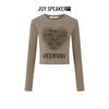 JOY SPEAKER Women's Letter Print Long Sleeve T-Shirt