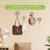 Cute Animal Wooden Wall Hook Children’s Room Decorative Hook Brown 4PCS