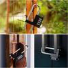 Security Lengthened U-shaped Lock 4Digit Password Lock Head Combination Padlock  Wardrobe