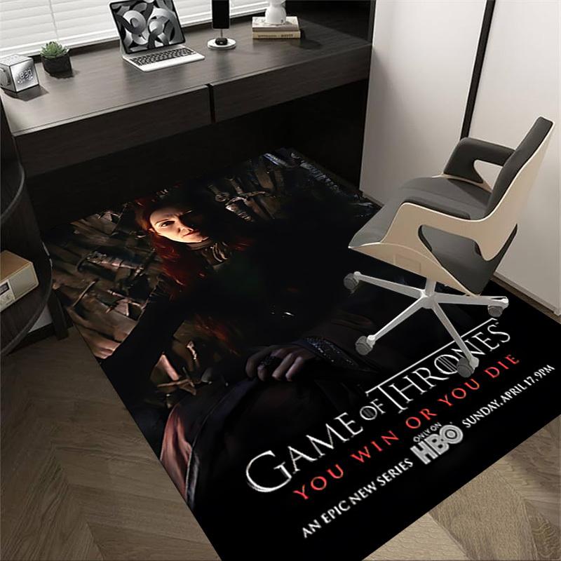 

1pc Game of Thrones Carpet, for Home & Office Decor, Desk Chair Carpet, Festive GiftL1327 60cm by 90cm