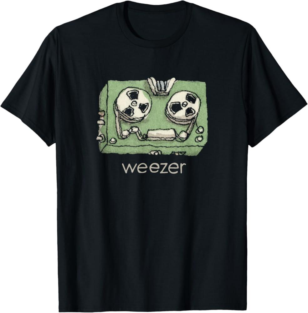 Хлопковая черная футболка унисекс с принтом группы Weezer, для тура, плотный хлопок, все размеры, MM108 XXXXL