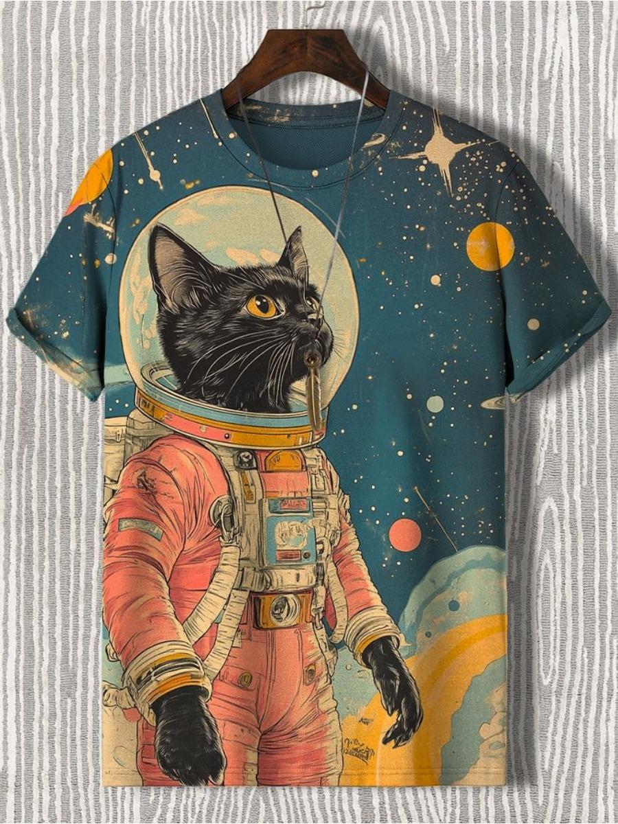 

Забавный лазерный кот динозавр арт 3D печатные мужские футболки мужские и женские футболки с коротким рукавом и круглым вырезом свободные повседневные топы с героями мультфильмов 2XL