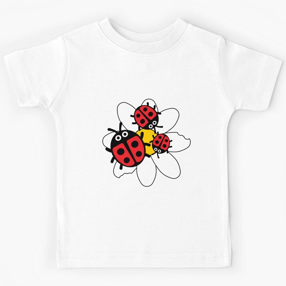 Kids Ladybirds Ladybugs - Coccinellidae Beetle - Red And Black Ladybugs - Sweet Kids Gifts Kids T-Shirt 160