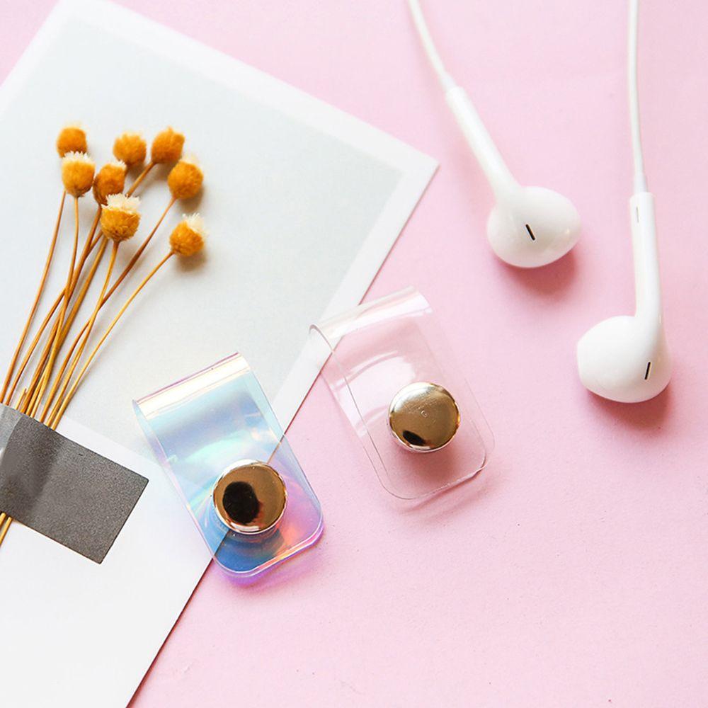 

3PCS ABS Organizer Storage Laser Snap Line Clip Button Buckle Cable Winder