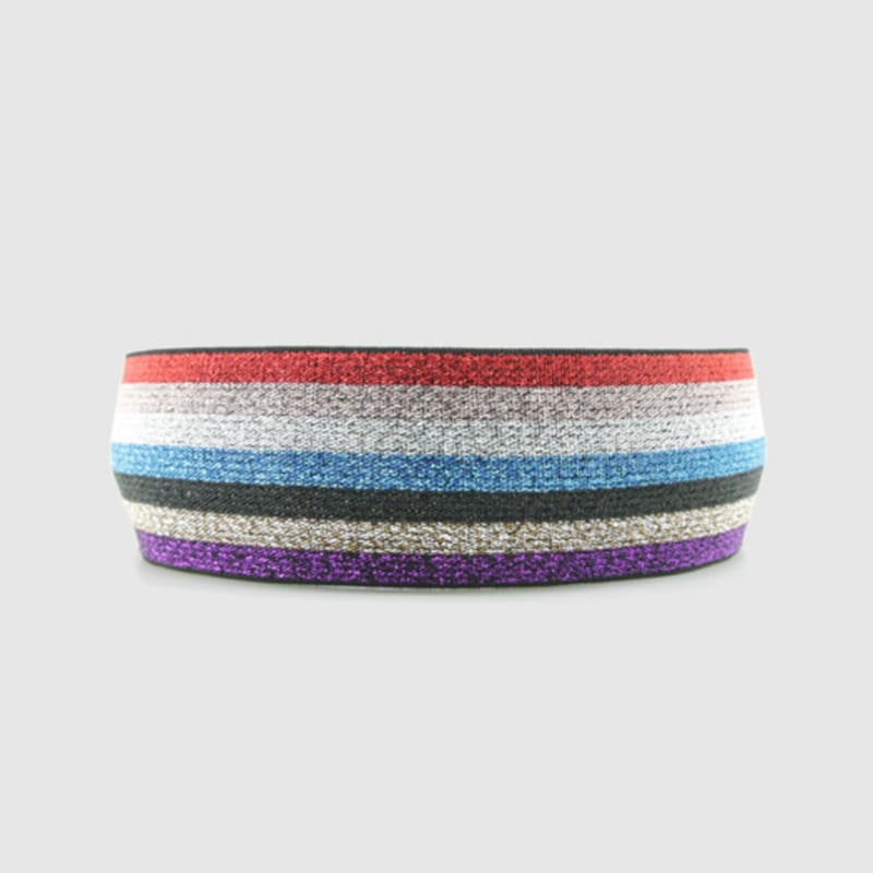LALA Twinkle Stripe Hairband P-Red