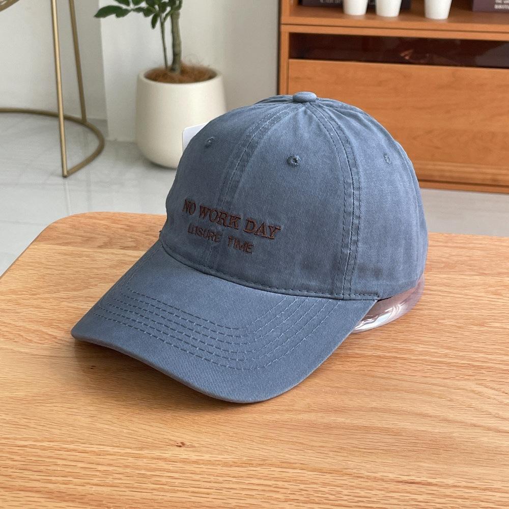 Fashion Hat Korean version autumn new letter embroidered baseball cap children couple fashion travel trendy brand soft top sun protection cap men