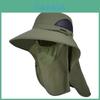 Outdoor Sun Protection Cap For Men With Large Brim And Breathable Polyester Fabric For Fishing And Hiking