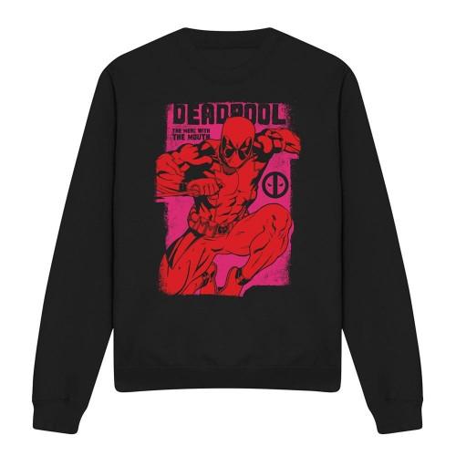Deadpool Unisex Adult Merc With A Mouth Attack Sweatshirt