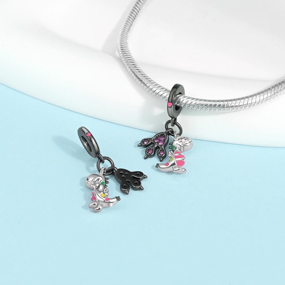 Black Bat Scorpion Panda Dinosaur Spider Ladybug copper Plated Ideal For Charm Bead Charms copper Plated Authentic Bracelets for Jewellery Making