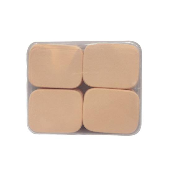 Yousheng 12Pcs/Box Powder Puff Wet Dry Use Dense Hole Soft SBR Emulsion Portable Makeup Accessory Effective Boxed Loose Powder Puff for Women
