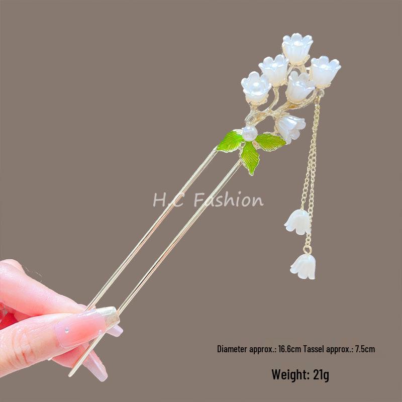 Cherry Blossom Tassel Hairpins: Elegant Hanfu Inspired Hair Accessories for Spring and Summer