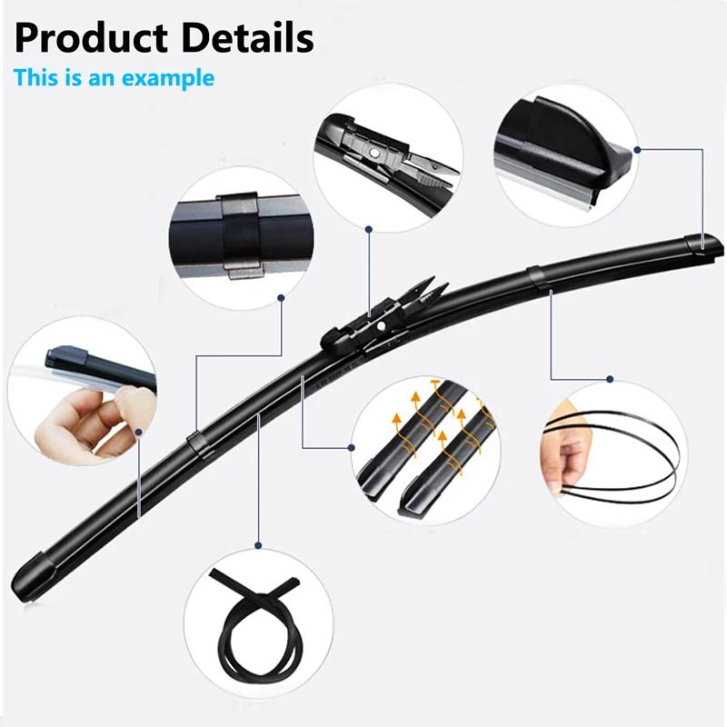 Car Front Wiper Blades For Mercedes Benz CLK Body Kit C209 A209 2001 2002-2009 Durable Slient Windshield Windscreen Accessories