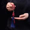Cinnabar Auspicious Clouds Gourd Rearview Mirror Tassel - Premium Car Pendant Ornament