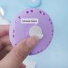 3/6/9/12 PCS Solid Deodorizing Tablets Adhesive Air Freshener Indoor Circular Aromatherapy Box