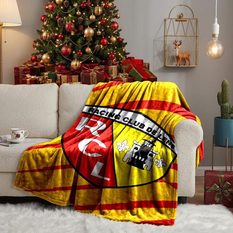 Flaming Heart RCL Crest Blanket Lightweight Ideal Bedding Blanket Perfect for Travel, Camping, Living Rooms, Offices, Sofas, Fan Christmas gift