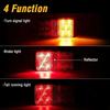 1 Pair 12V Rear Stop LED Lights Tail Brake Indicator Truck Van Lamp Trailer Light Waterproof For Trailer Caravans Boats