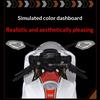 1:9 Scale R1 CBR1000 Motorcycle Model Toy Linkage Steering Foldable Tripod Motorbikes Metal Diecast Models Living Room Ornaments