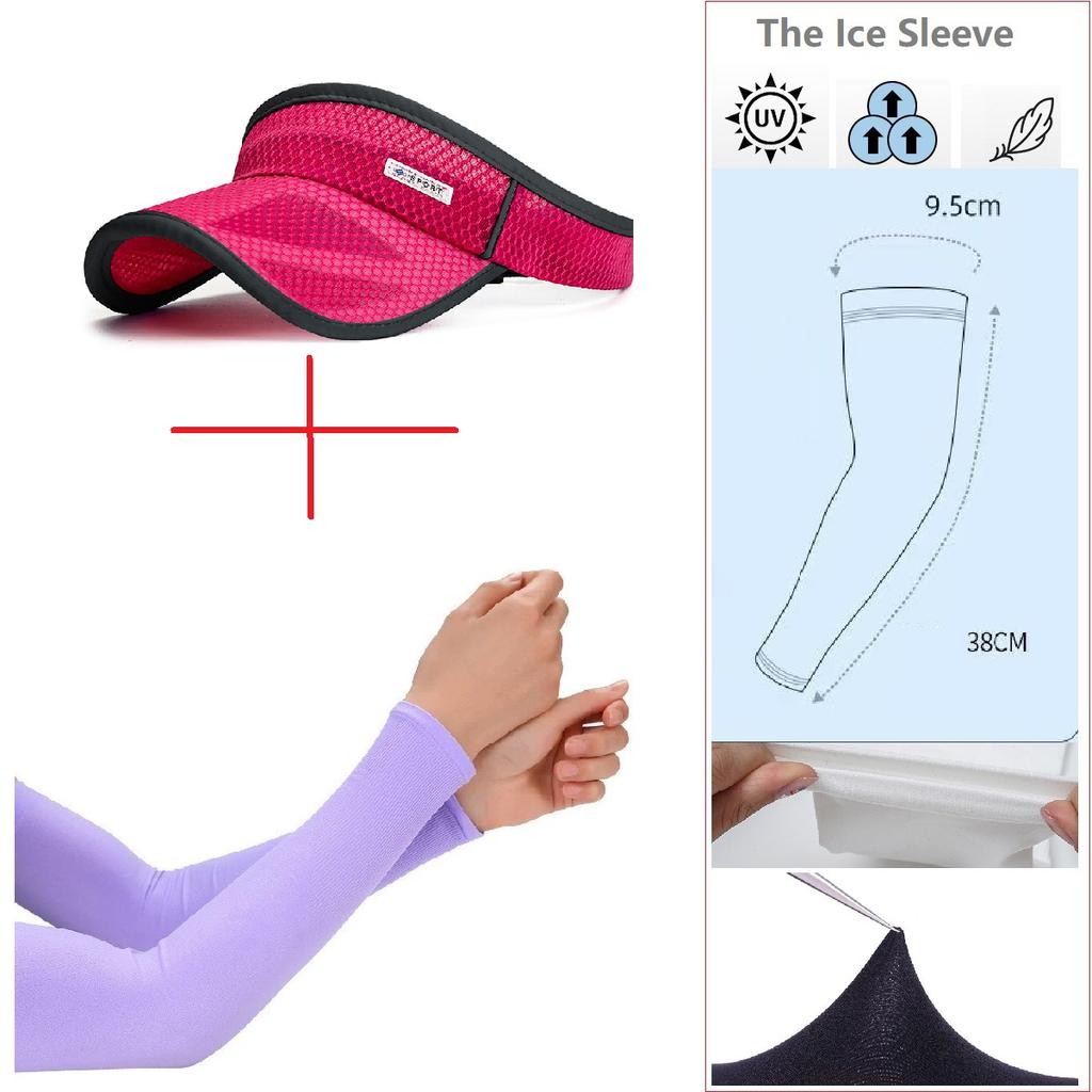 Sun Visor Men Women Mesh Adjustable Baseball Cap Sports Tennis Golf Running Hat