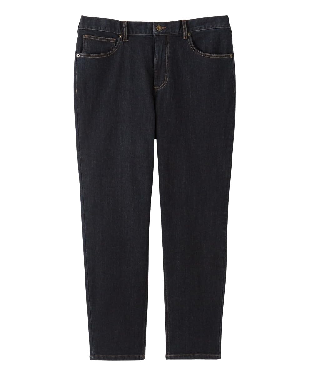 Nissen Regular Straight Stretch Denim Pants Chafing Reducing for Size 8L (with Fabric) Adults, Unisex, Navy,