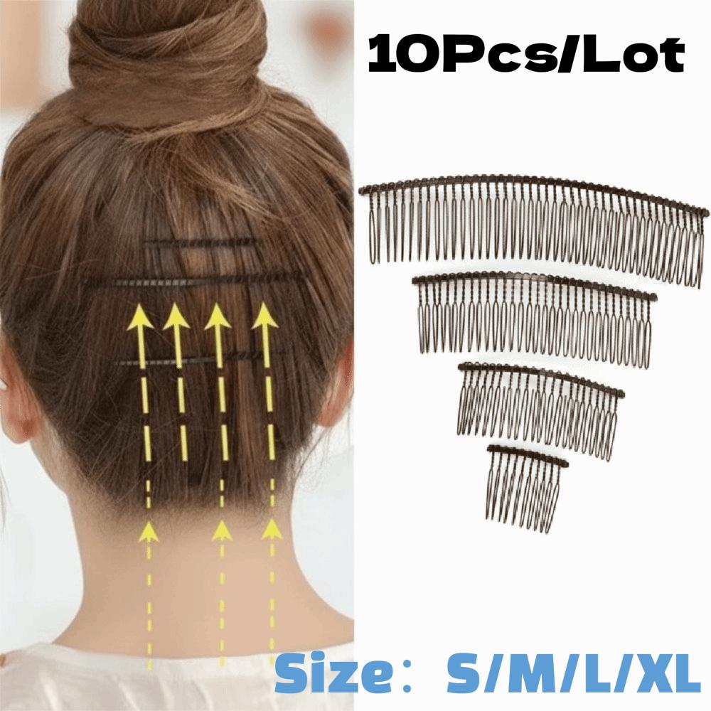 10 Pcs S/M/L/XL Size Invisible Hair Clip Inverted Design Hair Detangling Tool  Women Tiara Tools