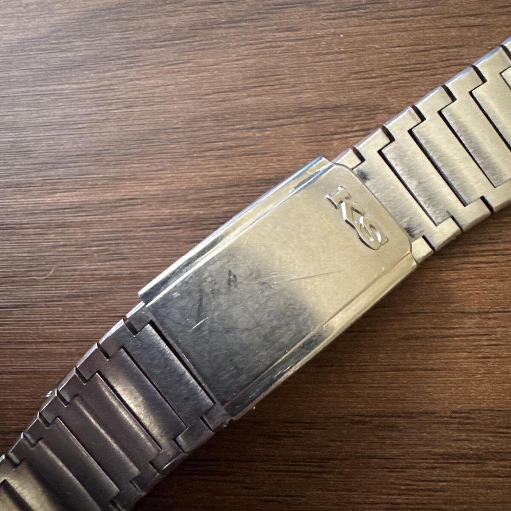 Used KING SEIKO King Seiko KS watch belt silver genuine band
