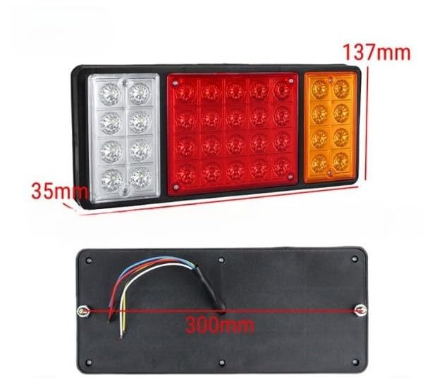 Bubulu 12V LED Universal Tail Lens Set Truck Canter Canter Guts Atlas Toyoace