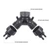 Tap Adapter Drip Irrigation 4-Way 2-Way Splitter for Garden 1/4'' Hose Automatic Watering System Kit Bonsai Pot Plant Greenhouse