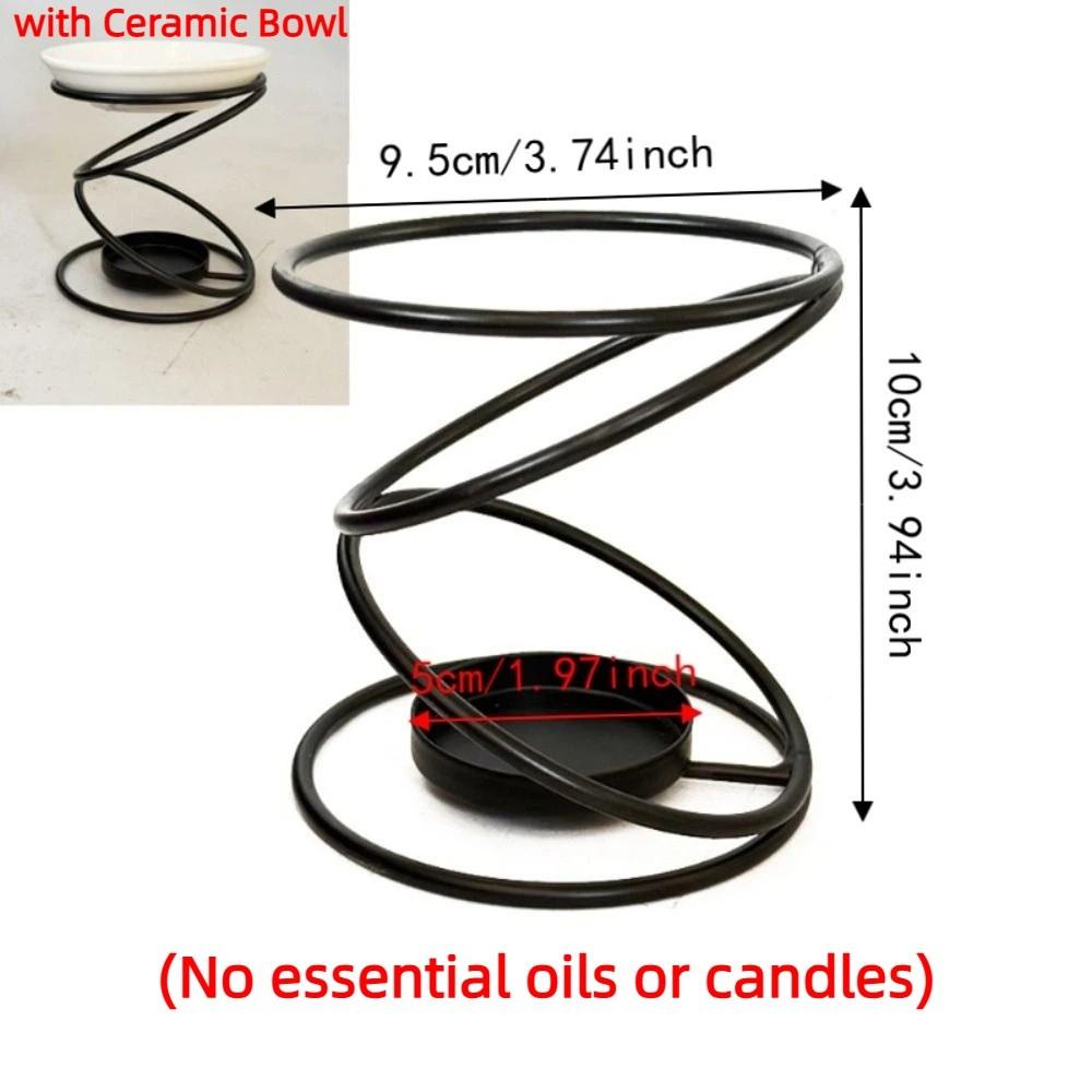 Ceramic Bowl Aromatherapy Candle Holder Minimalist Incense Burner Tea Light Wax Melt Burner SPA