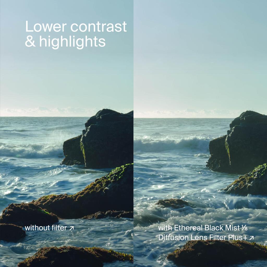 Urth 37mm Ätherischer Schwarzer Nebel Diffusionslinsenfilter ⅛ (Plus+)