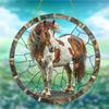 Lightweight Acrylic Wall Hanging Horse Ornament For Patios And Indoor Use Creates Beautiful Lighs Effects 20cm Diameter