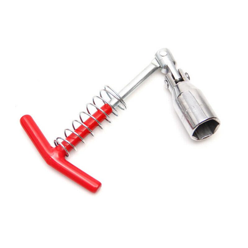 Spark Plug Removal Tool T-Handle Flexible Spanner Socket Garage Car Engine - View #4